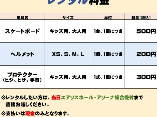 エアリススケートパーク太田のテナント写真1